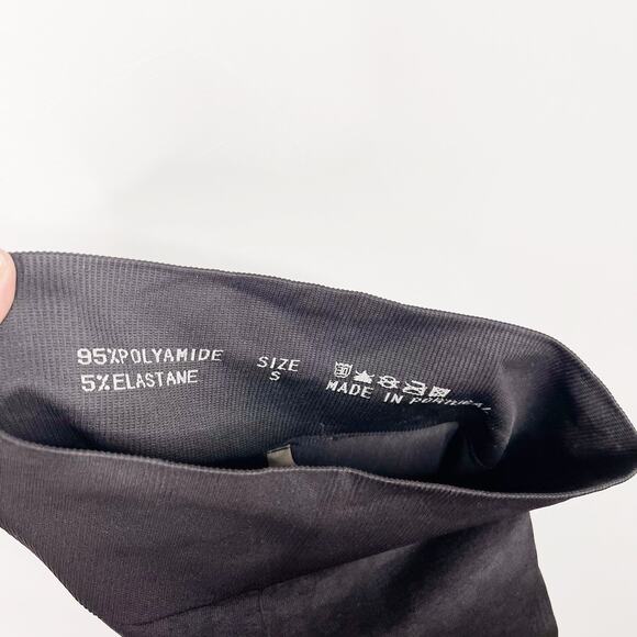 Varley Small S Black Seamless High Rise Quincy Leopard Leggings Jacquard Animal - Picture 12 of 12